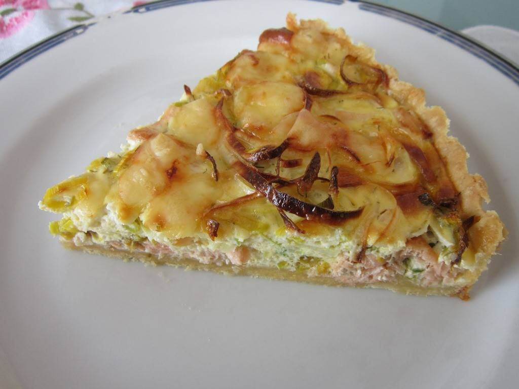 Lachs-Quiche