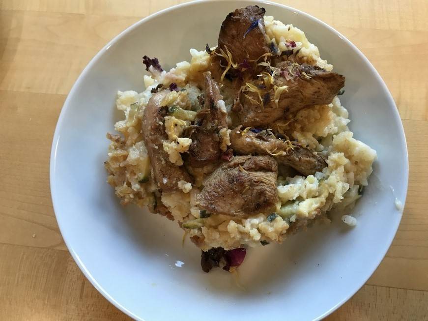 Zucchini Risotto mit Huhn Rezept - ichkoche.de Zucchini Risotto mit Huhn Rezept - ichkoche.de