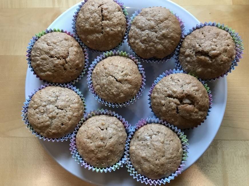 Haferflocken Bananen Muffins