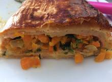 Herzhafter Kürbis-Spinatstrudel Herzhafter Kürbis-Spinatstrudel