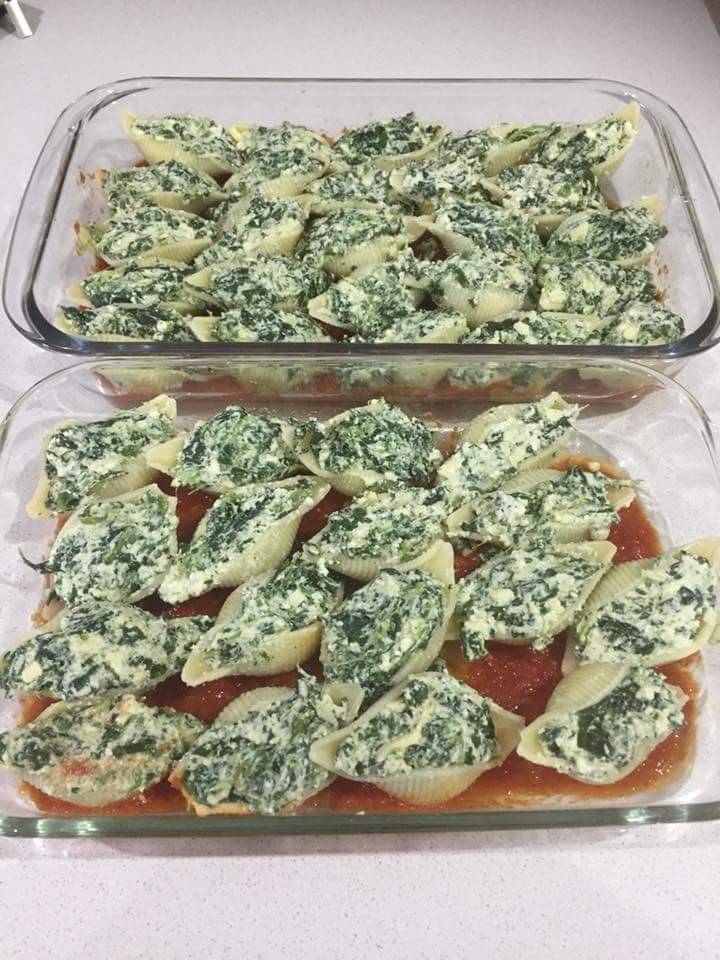 Gefüllte Muschelnudeln Rezept - ichkoche.de Gefüllte Muschelnudeln Rezept - ichkoche.de