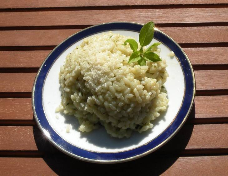 Brennnesselrisotto