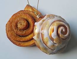 Zimtschnecken-Christbaumschmuck Zimtschnecken-Christbaumschmuck