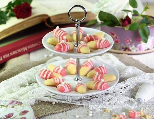 Schneeweißchen und Rosenrot Kekse Rezept