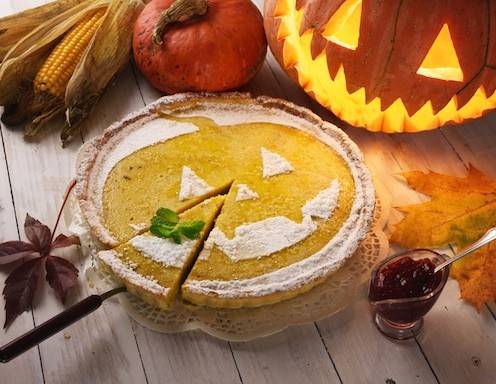 Halloween Kürbiskuchen Rezept