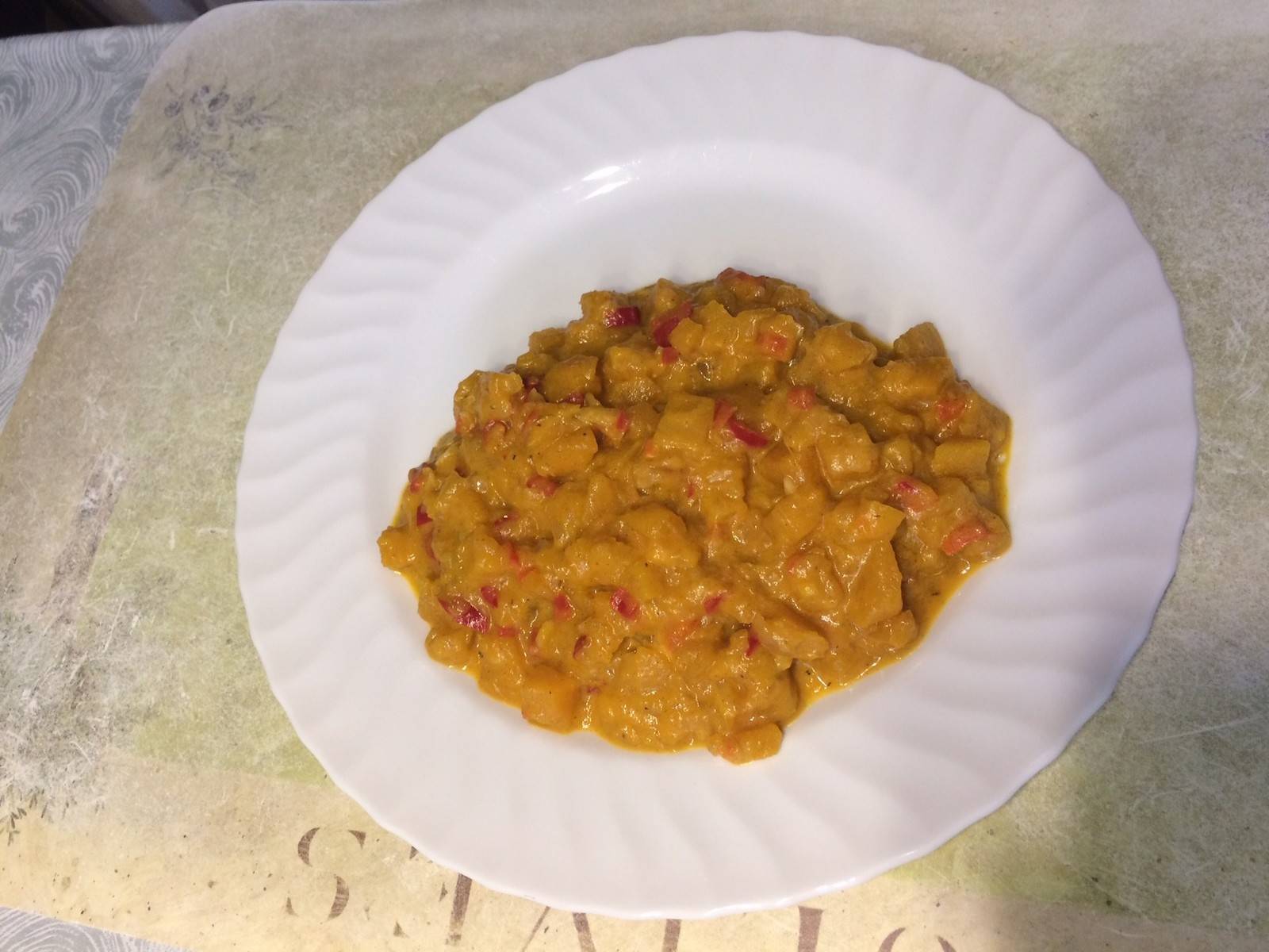 Kürbisgemüse mit Chili