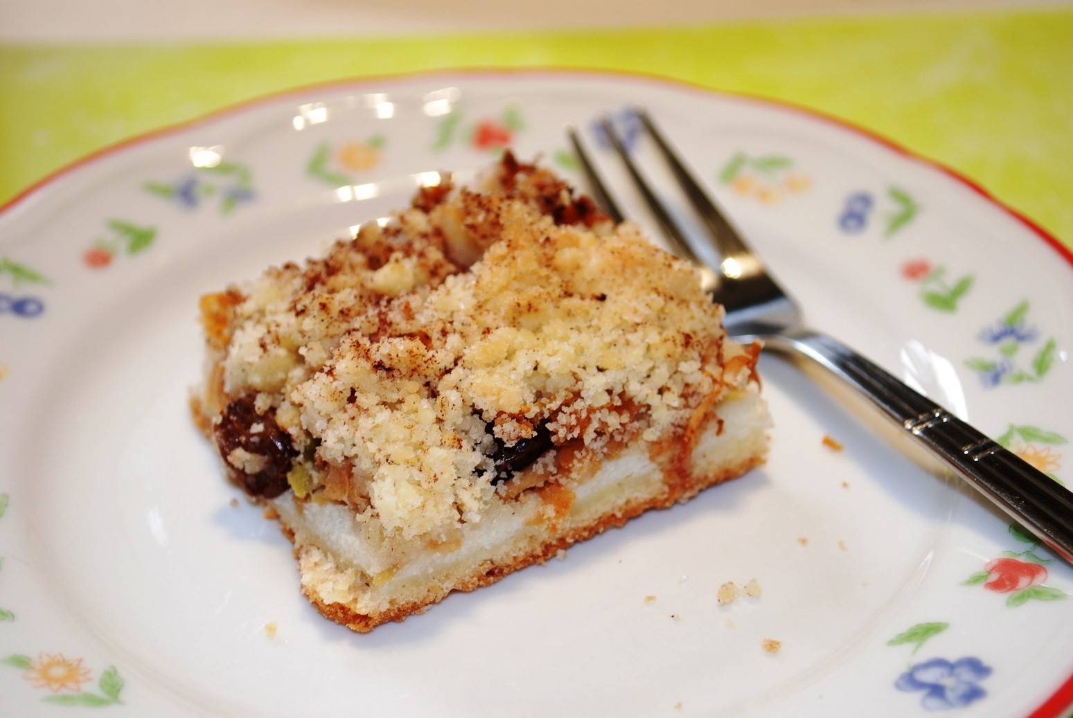 Apfel-Streusel-Kuchen mit Grießbrei Rezept - ichkoche.de