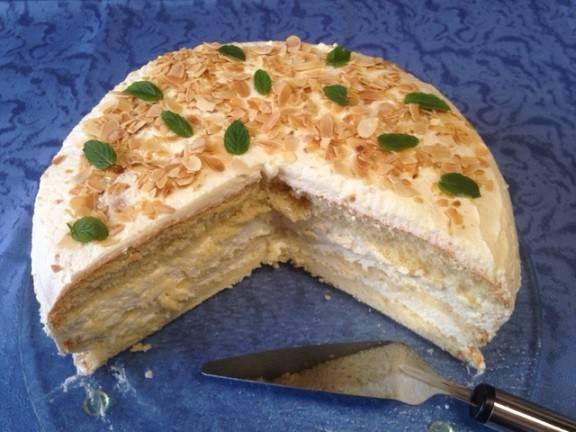 Zitronentorte mit Limoncello Rezept - ichkoche.ch Zitronentorte mit Limoncello Rezept - ichkoche.ch