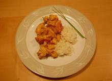 Indisches Fleisch mit Currysauce Indisches Fleisch mit Currysauce