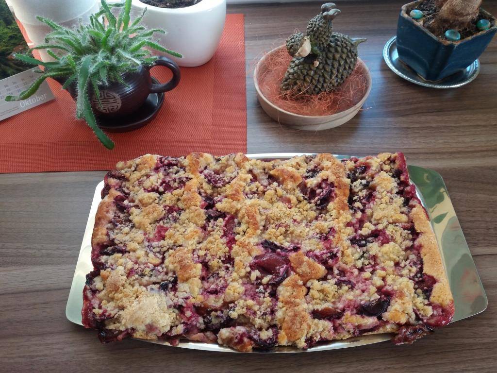 Streuselkuchen mit Obst