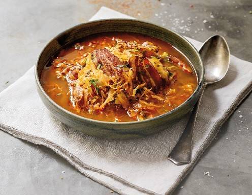 Ungarische Sauerkrautsuppe Rezept