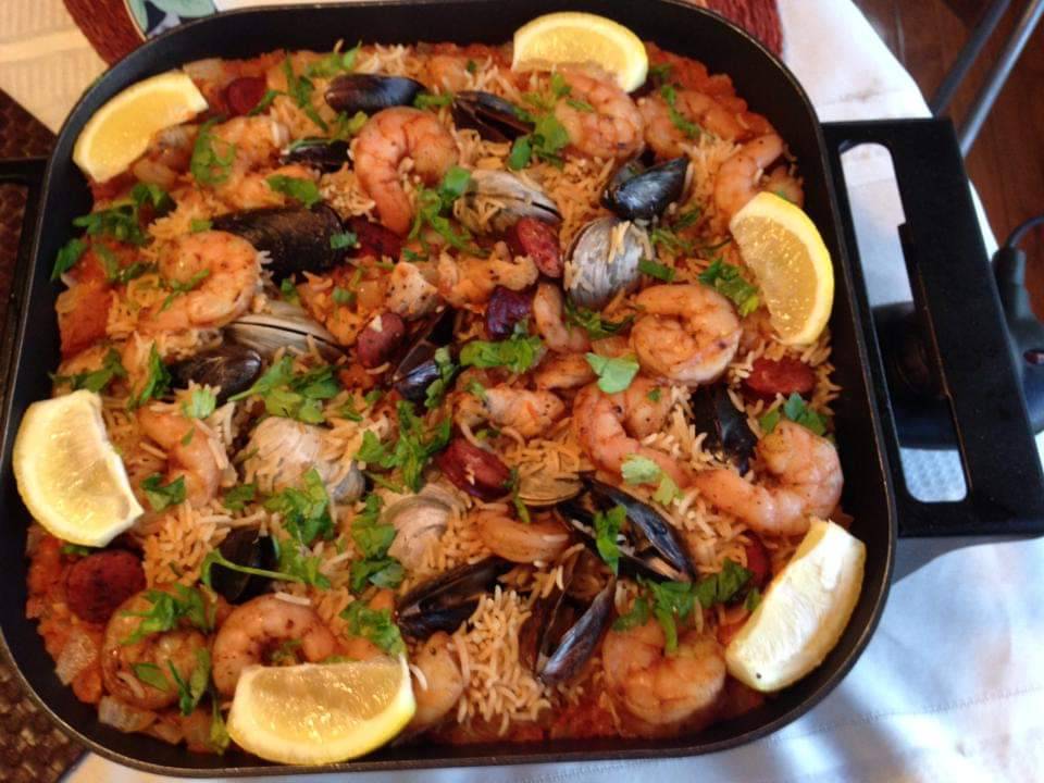 Meeresfrüchte-Paella