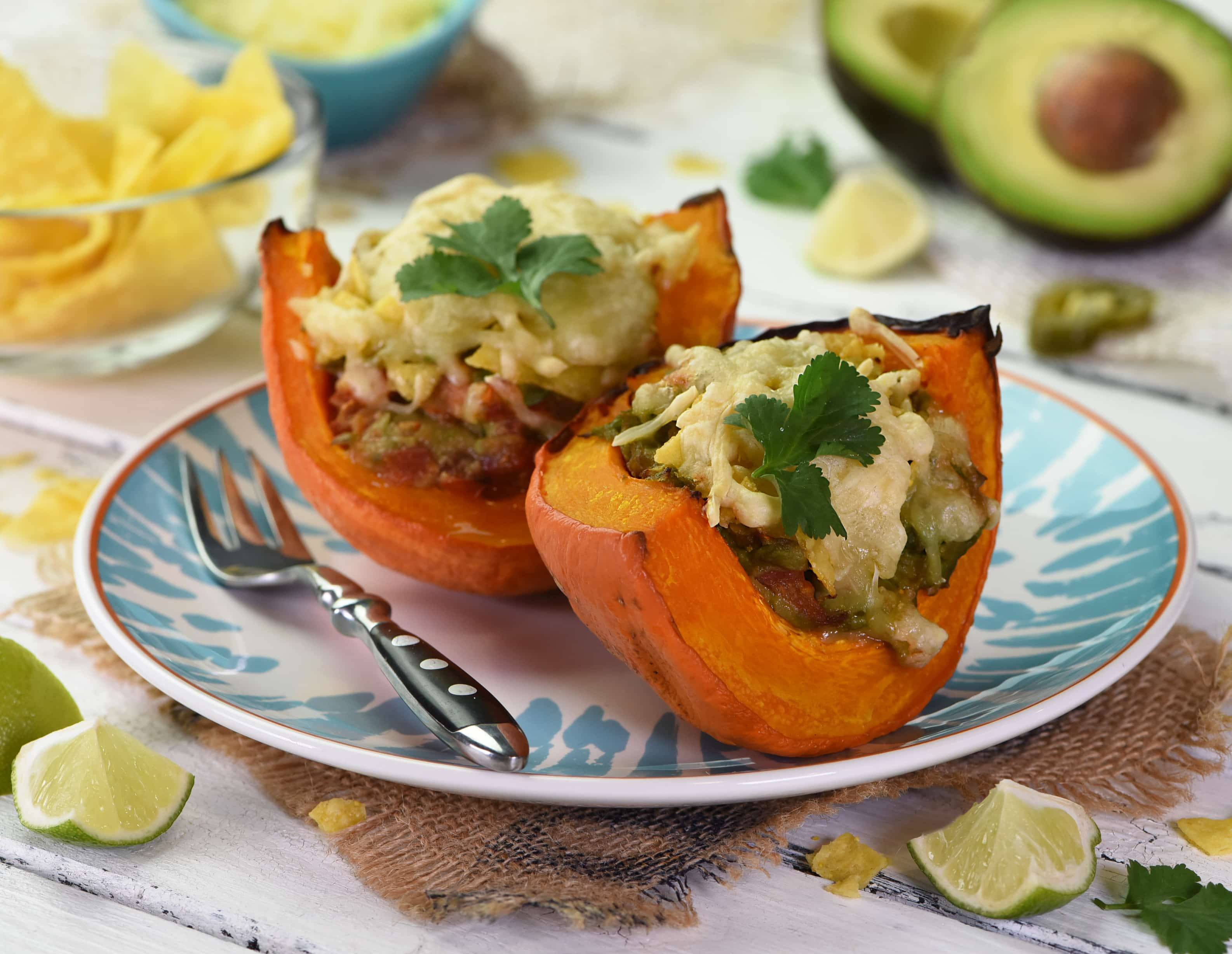 Gefüllter TexMex-Kürbis Rezept