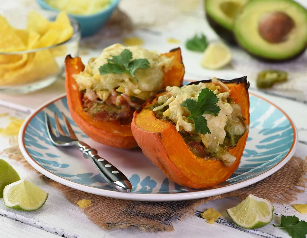 Gefüllter TexMex-Kürbis Gefüllter TexMex-Kürbis