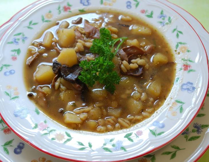 Kartoffel-Pilz-Suppe