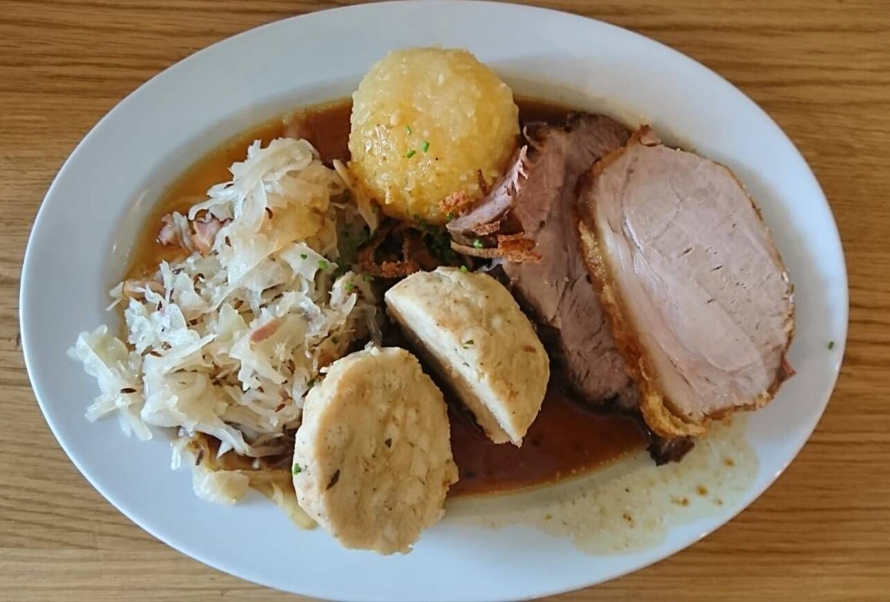 Schweinsbraten mit Kruste