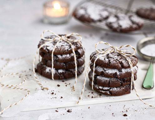 Vegan Double Chocolate Cookies Rezept