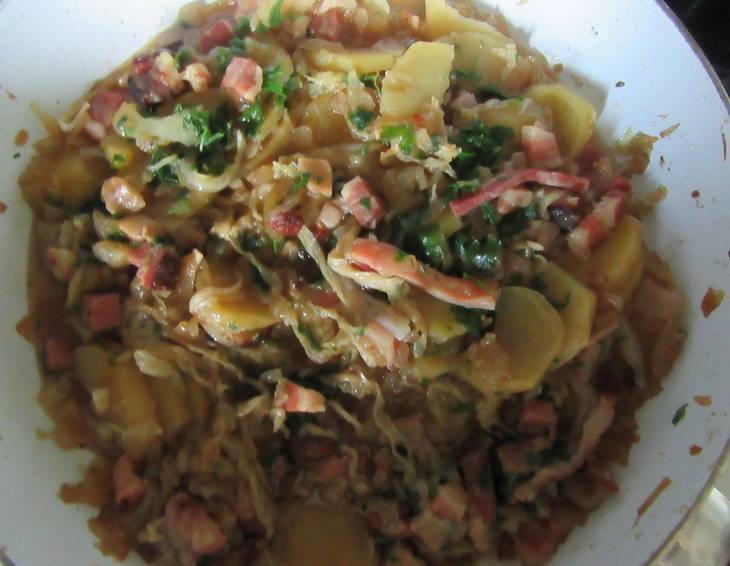 Chinakohl mit Speck Chinakohl mit Speck