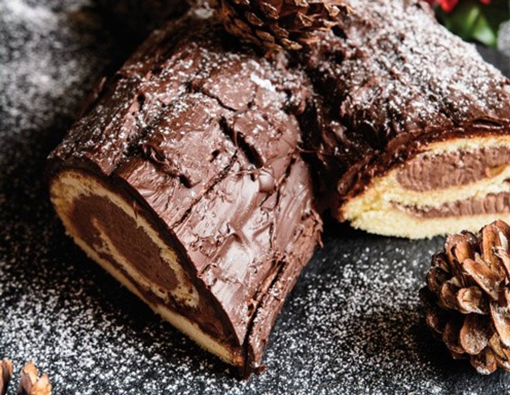 Bûche de Noël (Weihnachtsholzscheit) Bûche de Noël (Weihnachtsholzscheit)