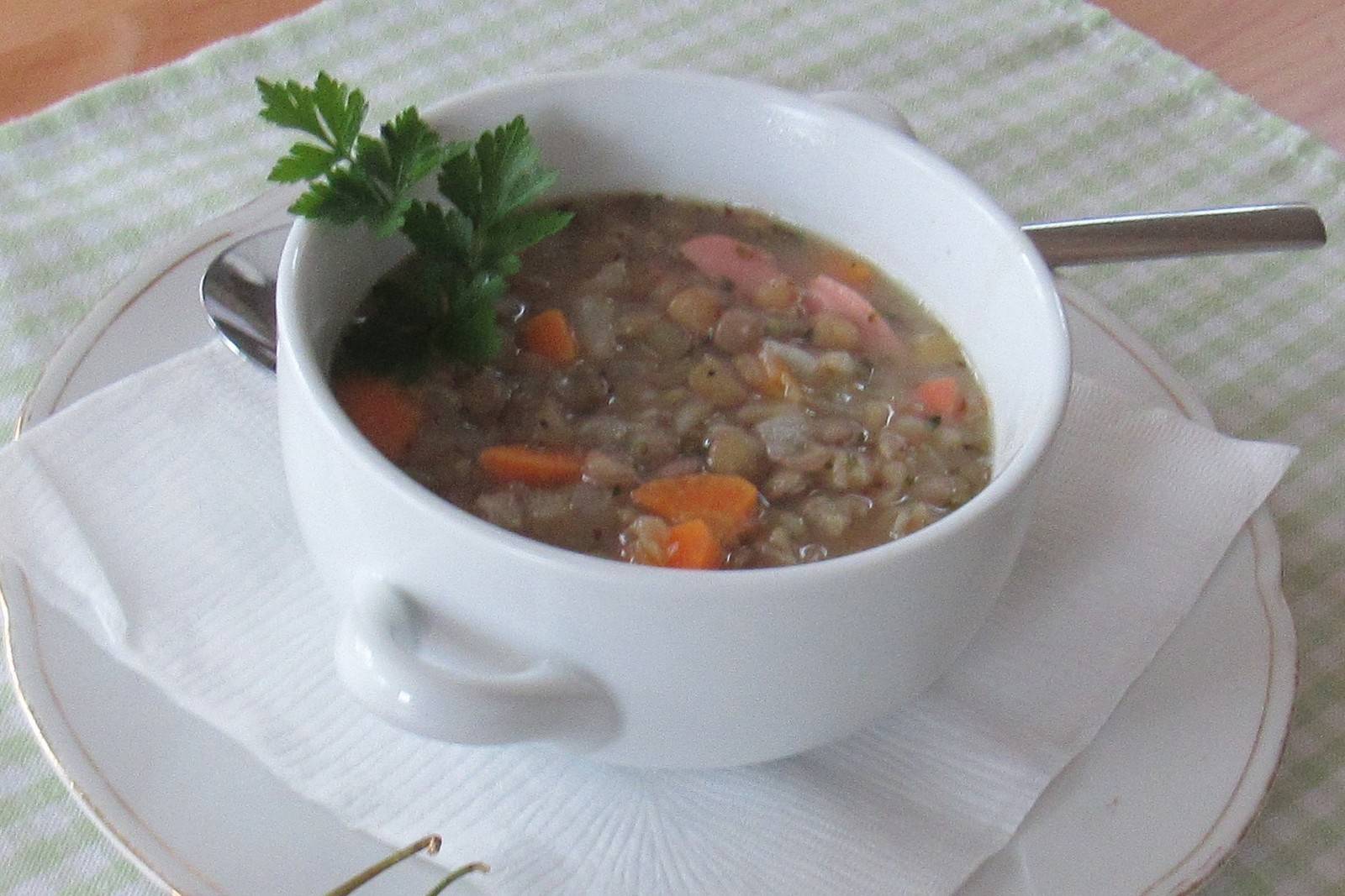 Süss-Saurer Linseneintopf Rezept - ichkoche.ch