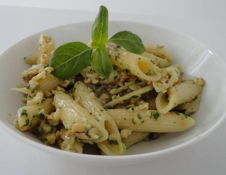 Penne mit Walnuss