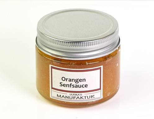 Orangen Senfsauce
