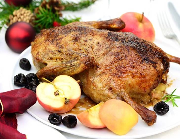 Gefüllte Weihnachtsgans Gefüllte Weihnachtsgans
