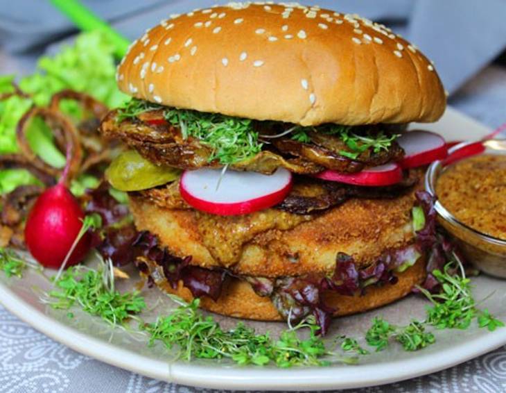 Milzwurst-Burger Milzwurst-Burger