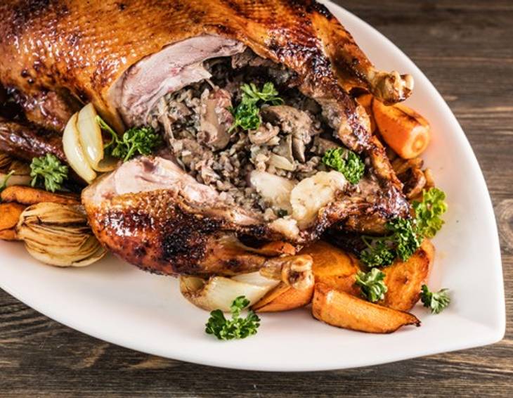 Feine Fleischfüllung für die Weihnachtsgans Feine Fleischfüllung für die Weihnachtsgans