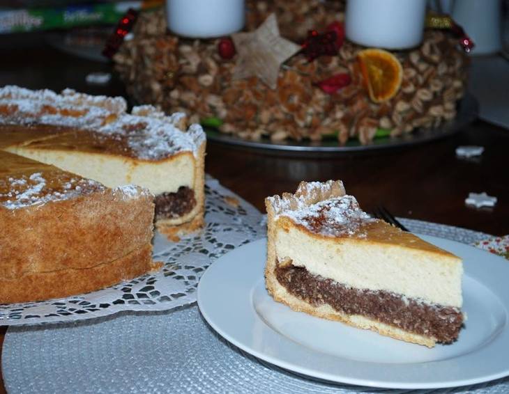 Rahm-Topfenkuchen mit Mohn Rahm-Topfenkuchen mit Mohn