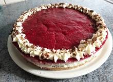 Topfen-Himbeertorte Topfen-Himbeertorte