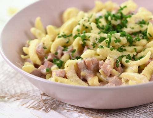 Schinkenrahmspätzle Rezept