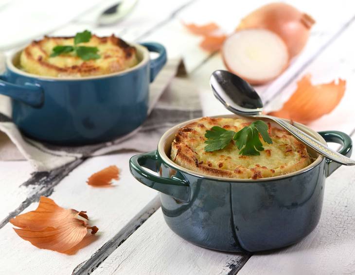 Einfache Zwiebelsuppe