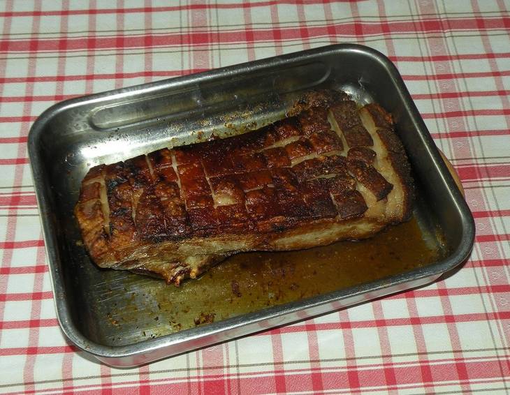 Glasierter Schweinsbraten