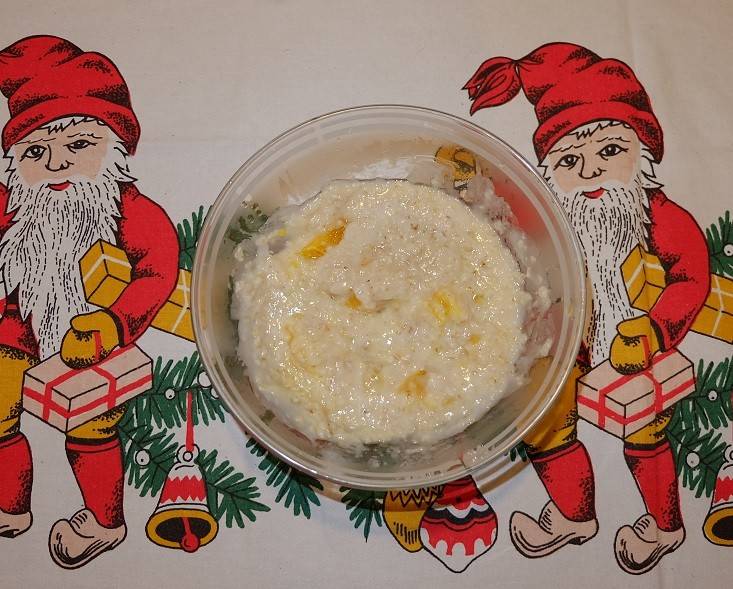 Birnen-Orangenbrei mit Zwieback