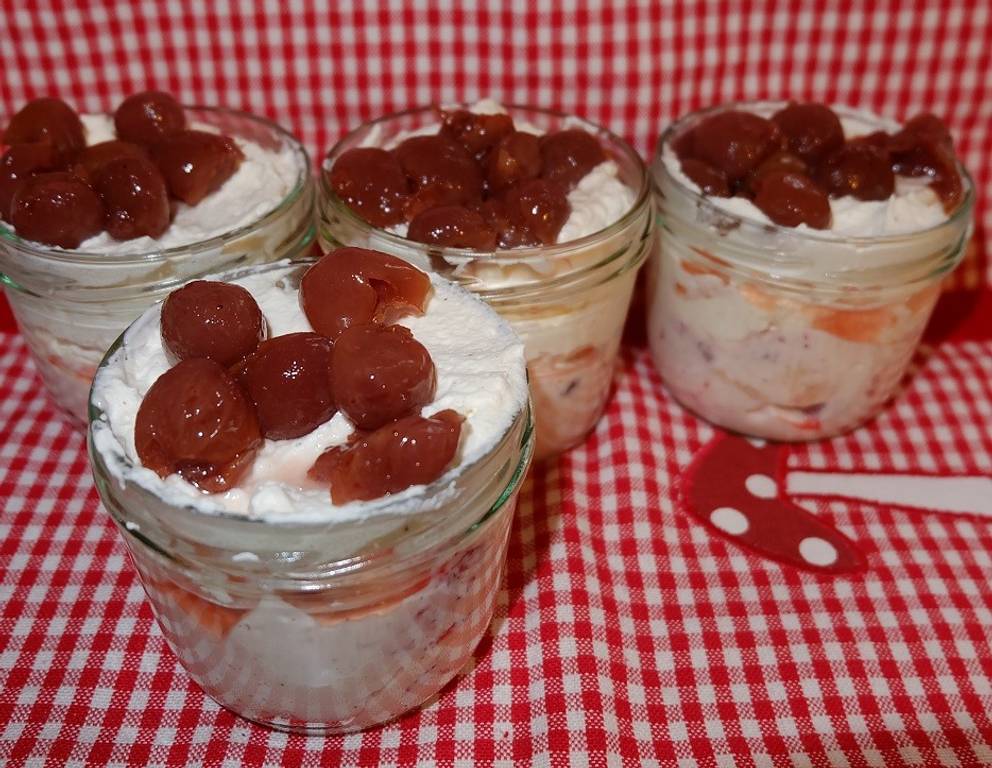 Kirschtopfen-Dessert Kirschtopfen-Dessert