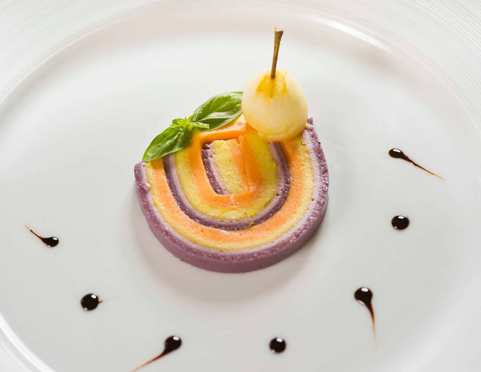 Rainbow-Gemüsepüree mit Birne Rainbow-Gemüsepüree mit Birne