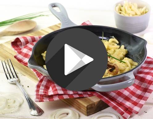 Video - Käsespätzle mit Röstzwiebeln