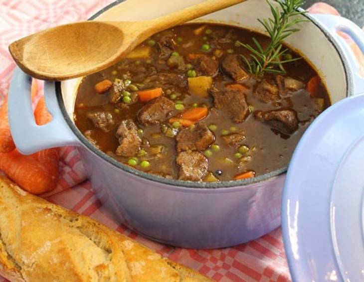 Irish Stew mit Erbsen Irish Stew mit Erbsen