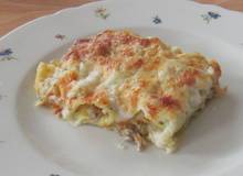 Gefüllte Cannelloni mit Faschiertem und Bergkäse