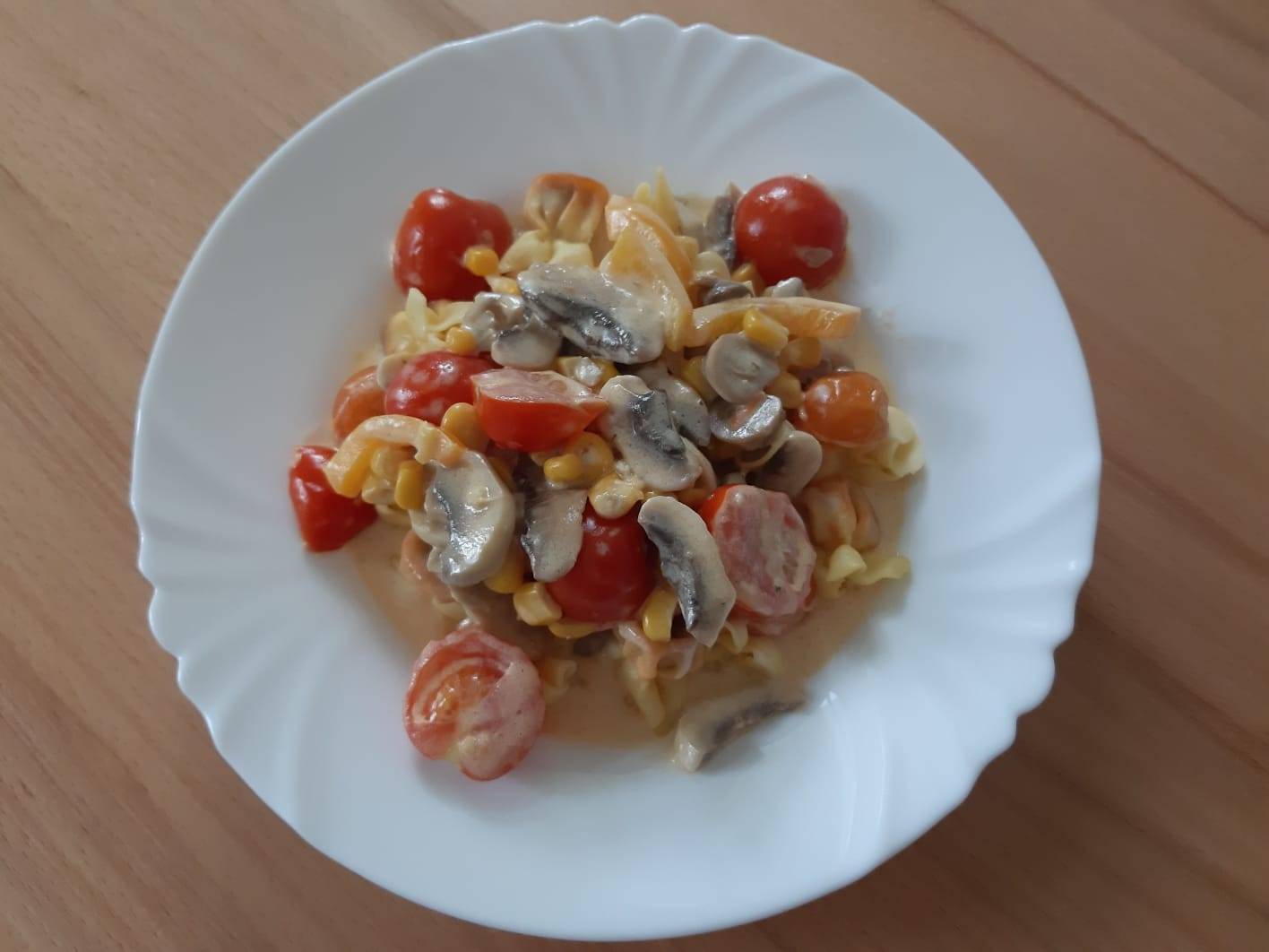 Champignon-Gemüse-Sauce Rezept - ichkoche.ch