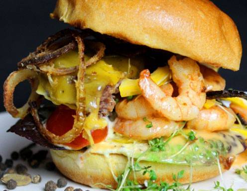 Surf and Turf Burger Rezept