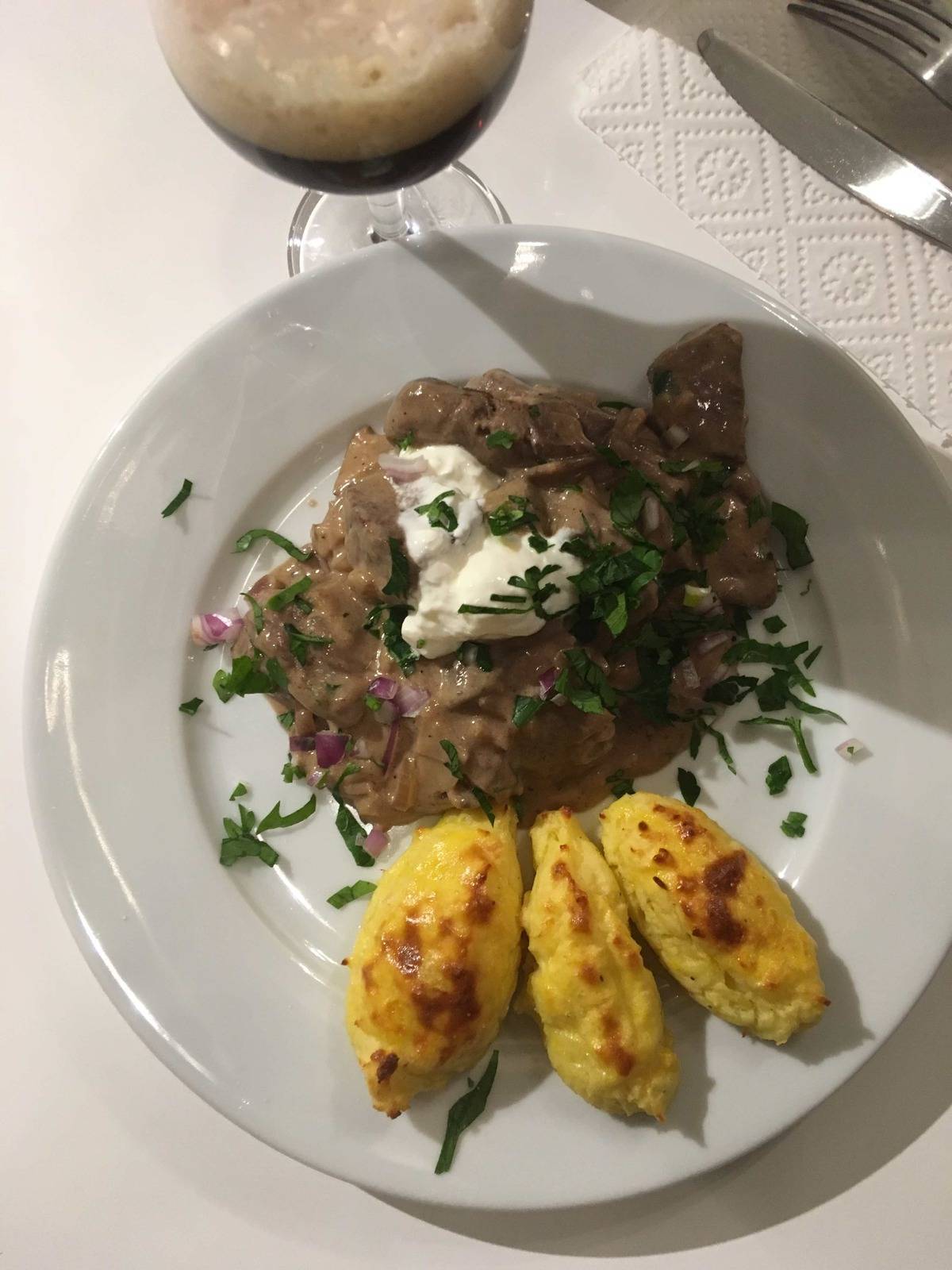 Boeuf Stroganoff