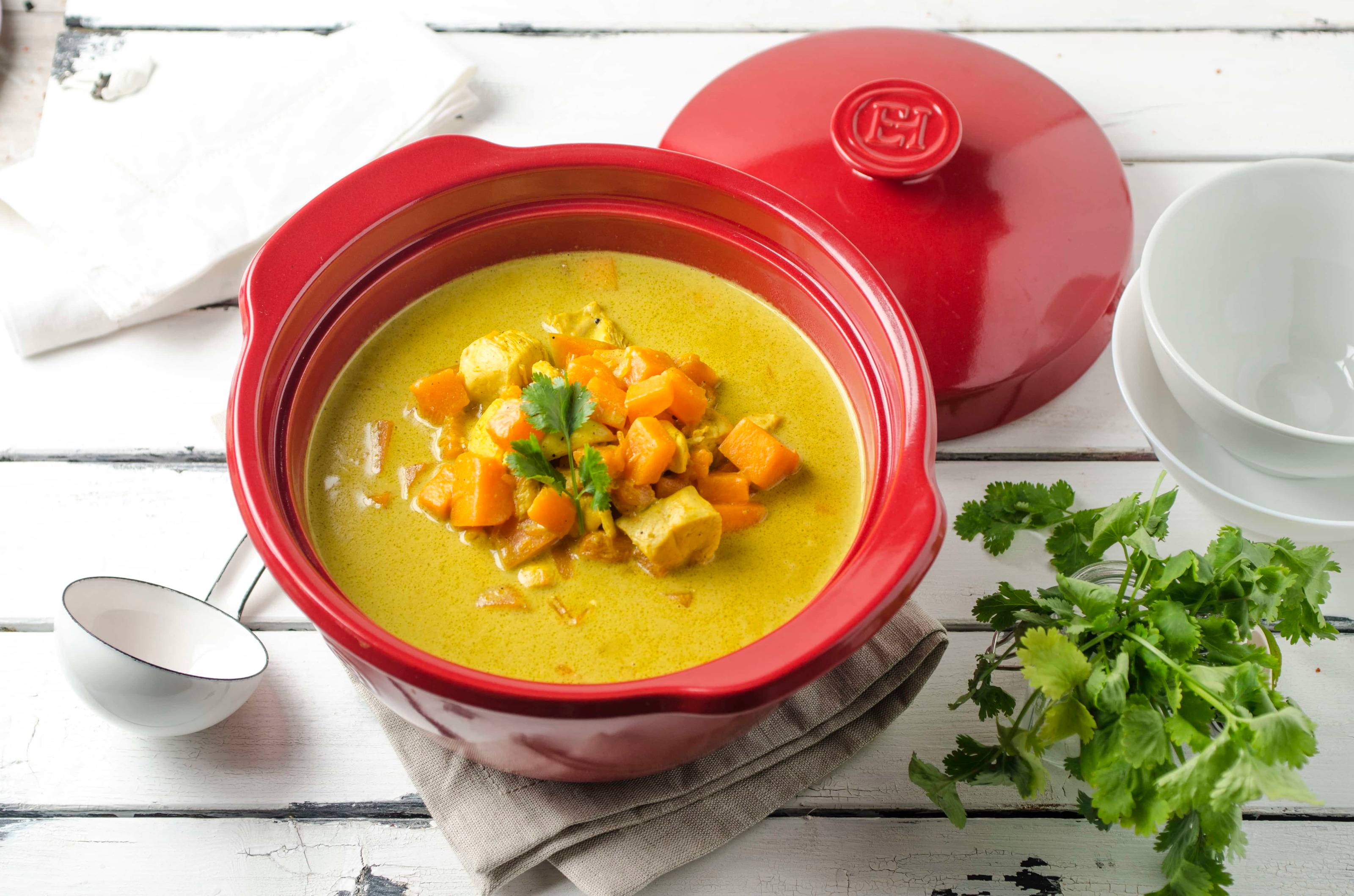 One Pot Kürbis-Hühnercurry Rezept