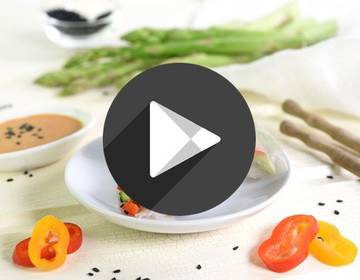 Video - Sommerrollen mit Spargel-Paprika