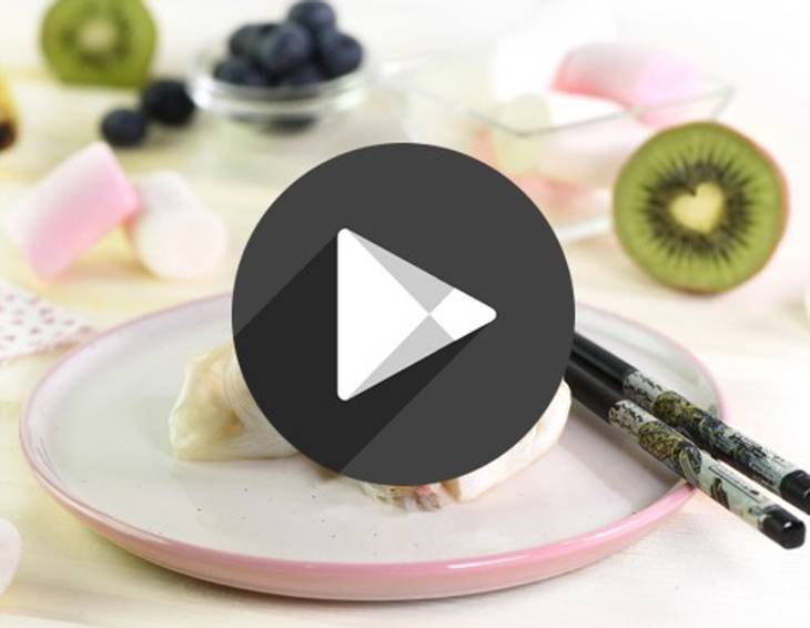 Video - Sommerrollen mit fruchtigen Marshmallows