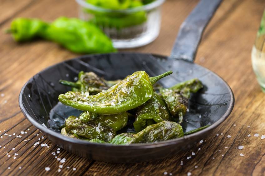 Pimientos de Padrón Rezept