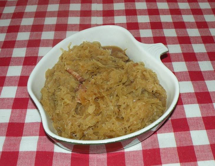 Sauerkraut mit Speck