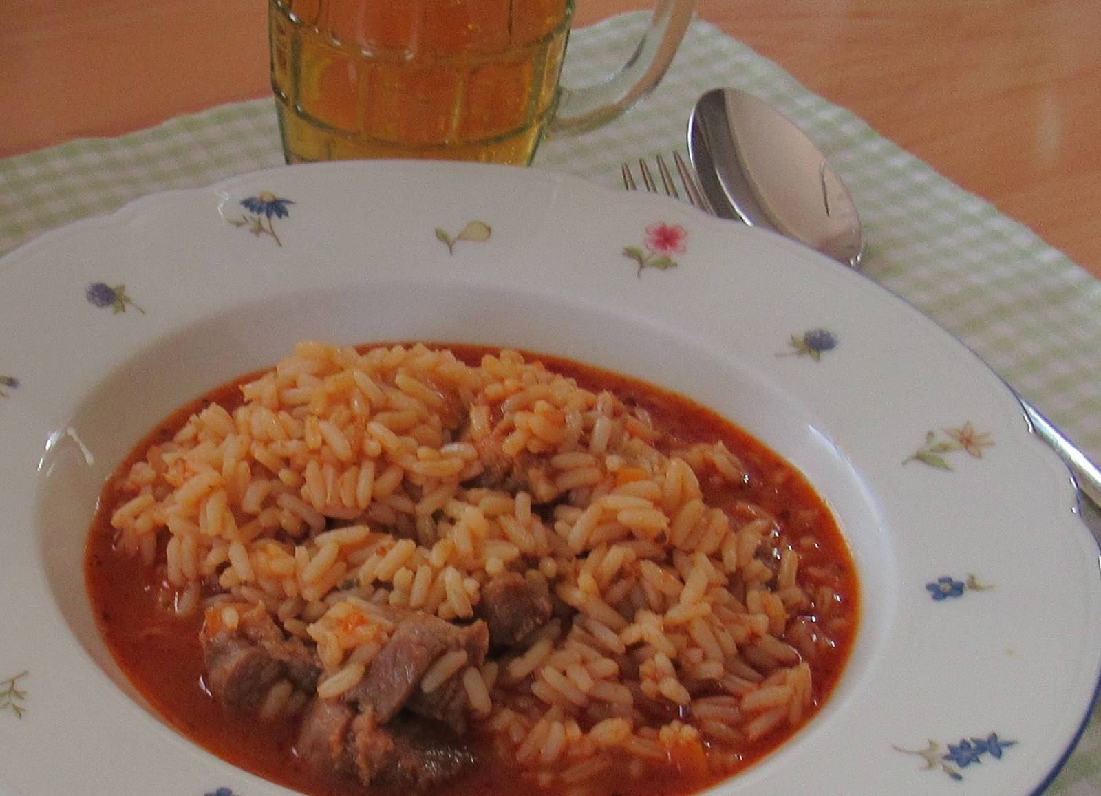 Würziges Reisfleisch