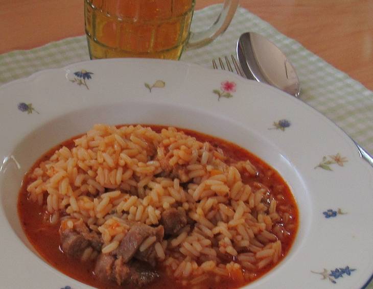 Würziges Reisfleisch Würziges Reisfleisch